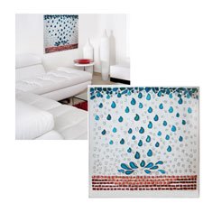 Walk in the Rain Mosaic Wall Art